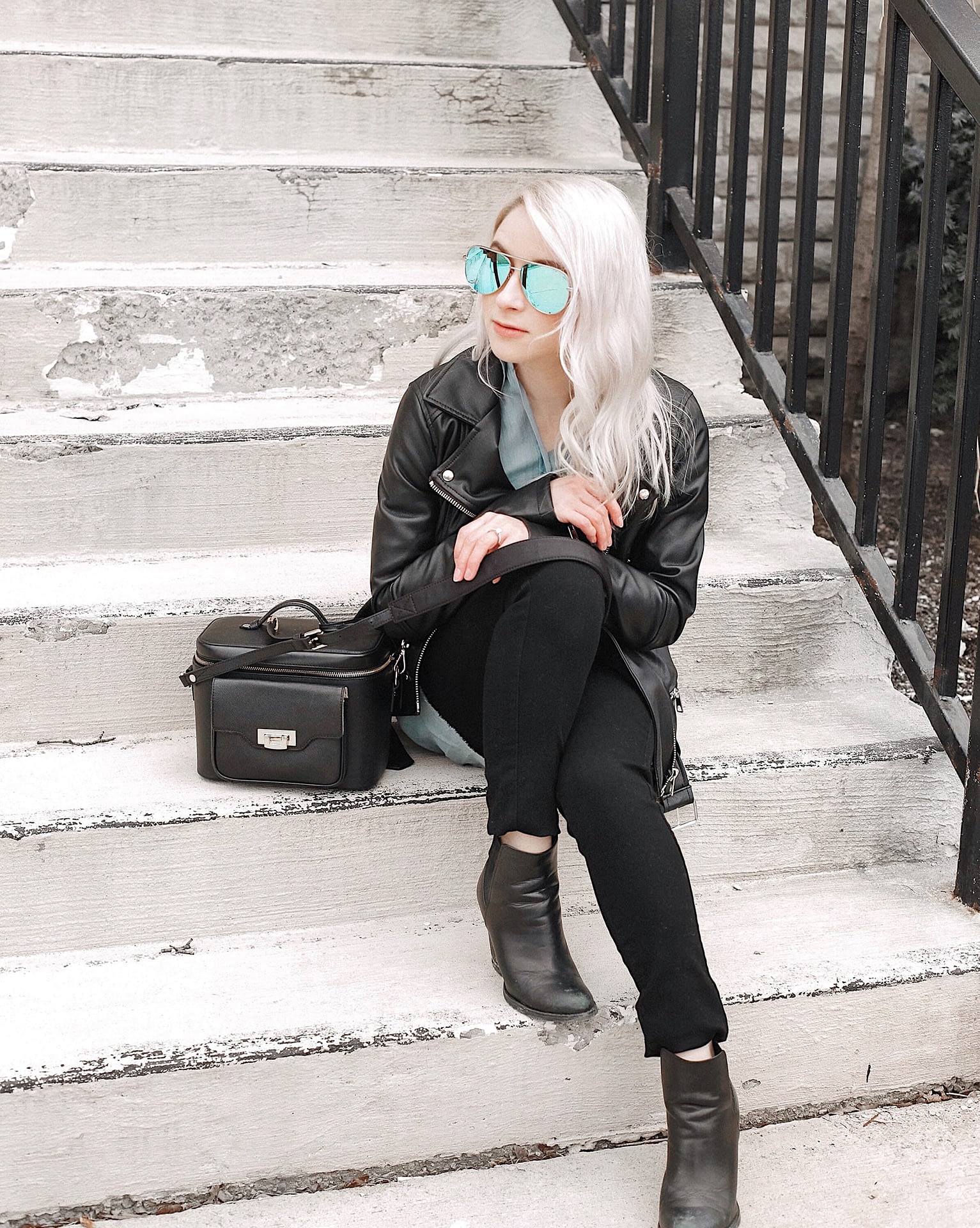 Camera and Makeup Bag