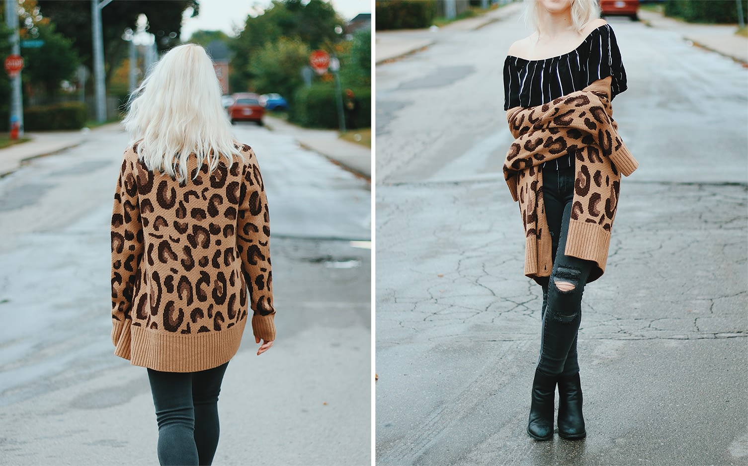 shop tobi leopard print and stripes