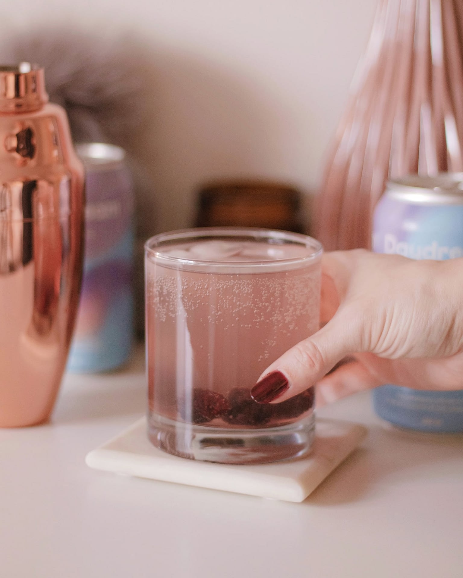 daydream drink recipe blackberry chai spritz